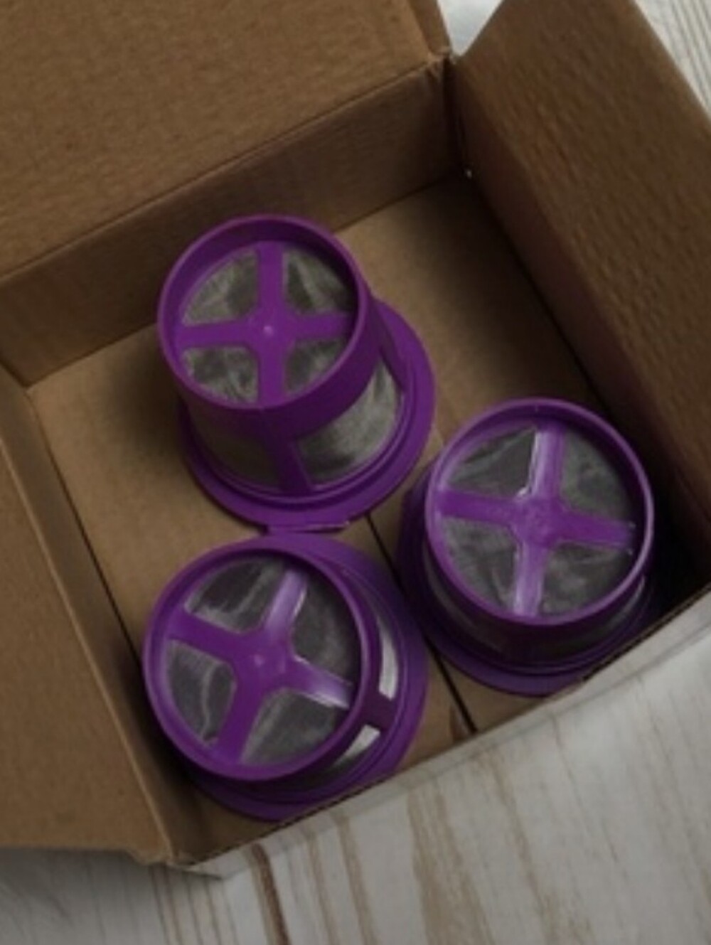 Keurig Purple Reusable Coffee Pod Filters - Set of 3